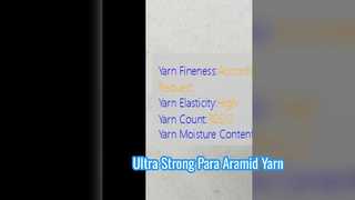 औद्योगिक सुरक्षा के लिए उच्च शक्ति पैरा अरामिड यार्न