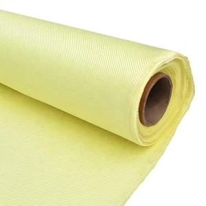 उच्च शक्ति 3000D 400g पैरा Aramid केवलर कपड़ा पीला