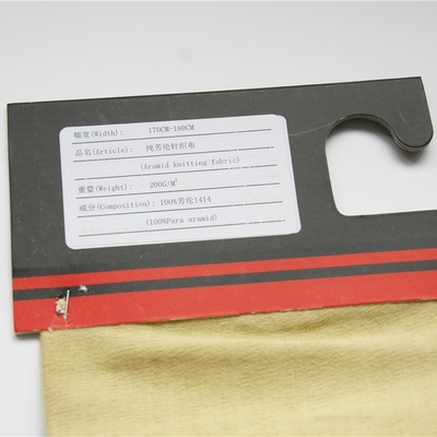 एंटी कट और फायर रेज़िस्टेंट पैरा Aramid निटेड फ़ैब्रिक 0.8mm मोटाई