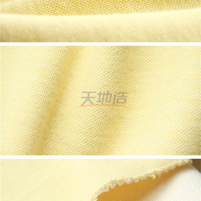 320gsm 50% पैरा Aramid 50% मेटा aramid बुना हुआ कपड़ा कट प्रतिरोध दस्ताने