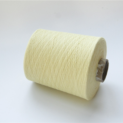 40TEX पैरा Aramid फिलामेंट यार्न कच्चा पीला कपड़ा बुनाई के लिए