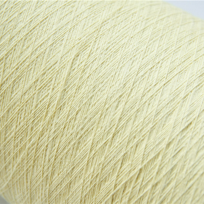 40TEX पैरा Aramid फिलामेंट यार्न कच्चा पीला कपड़ा बुनाई के लिए