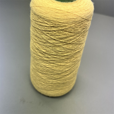 दस्ताने या कपड़े एनई 20/2 के लिए 60TEX पारा Aramid यार्न पीला