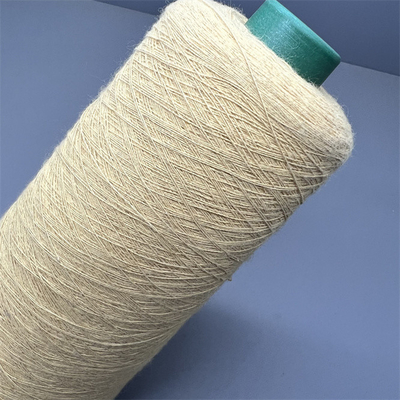 कट प्रतिरोधी दस्ताने के लिए 66TEX पैरा Aramid फाइबर यार्न कच्चा पीला Ne18/2