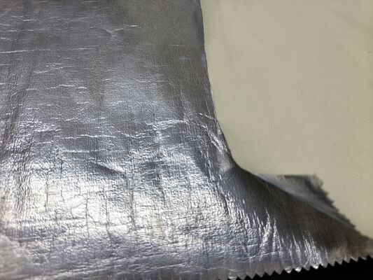 Flame Retardant Aluminum Foil Coated Aramid Fabric 180 gsm with 150 cm Width